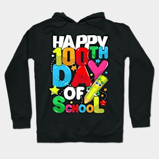 100 Days Of School Teacher Student Men Women Kids 100Th Day Hoodie